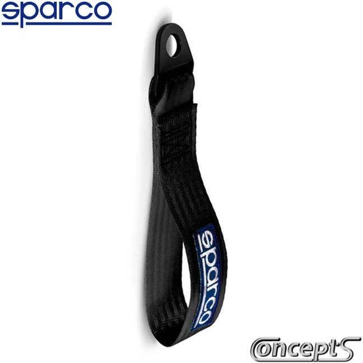 Sparco Performance Sleepoog-Gordel - Zwart - max. 2000kg - 16mm gat