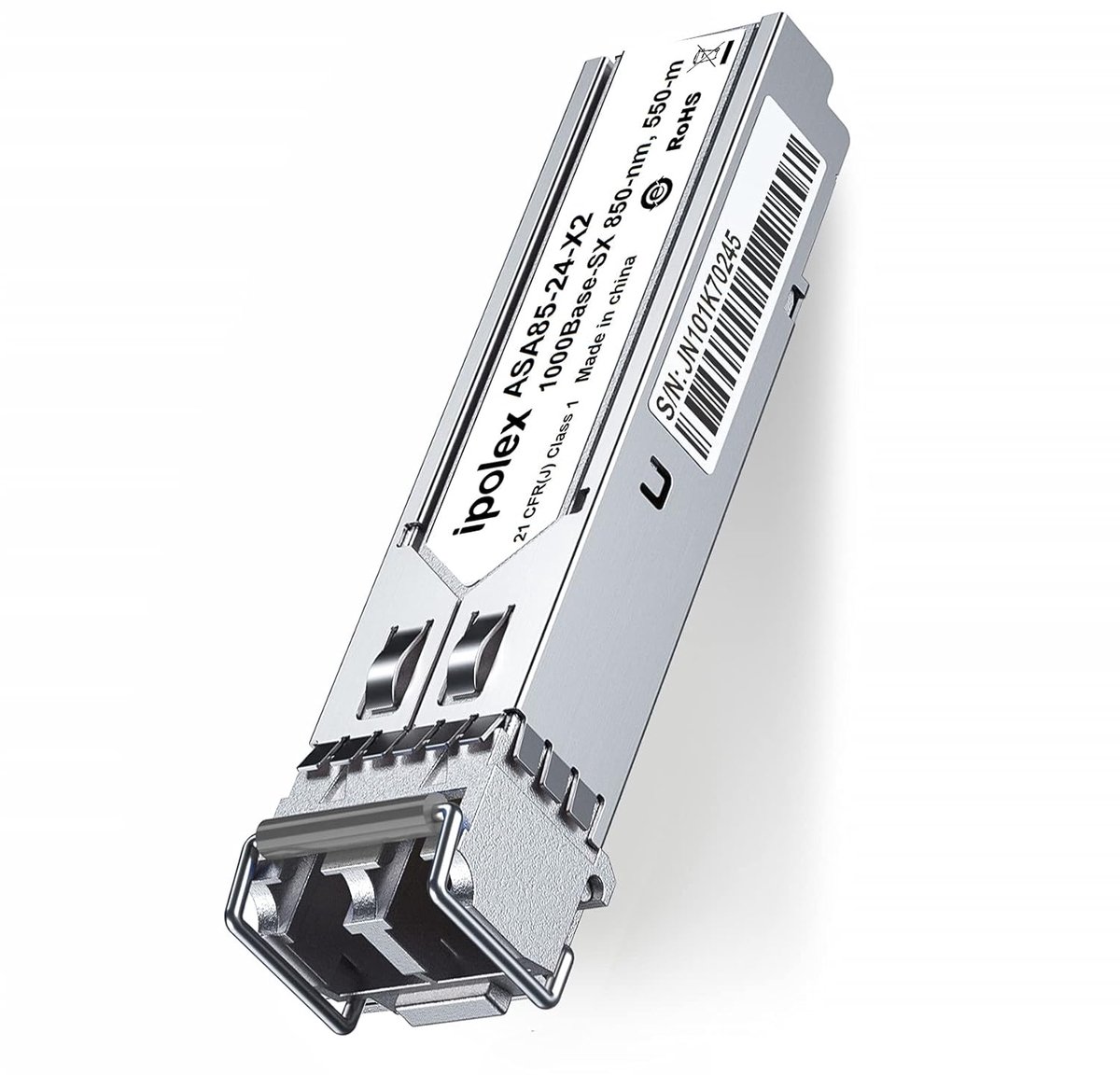 SFP Module - Mini-GBIC Transceiver - Netwerkverbinding Uitbreiden - Plug en Play - 550m Bereik - Zilver