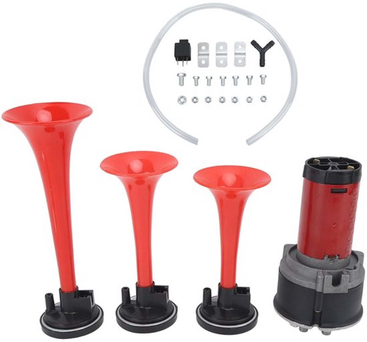 Vt products - Muziek Luchthoorns Set - 125dB Super Luide Auto Luchthoorn