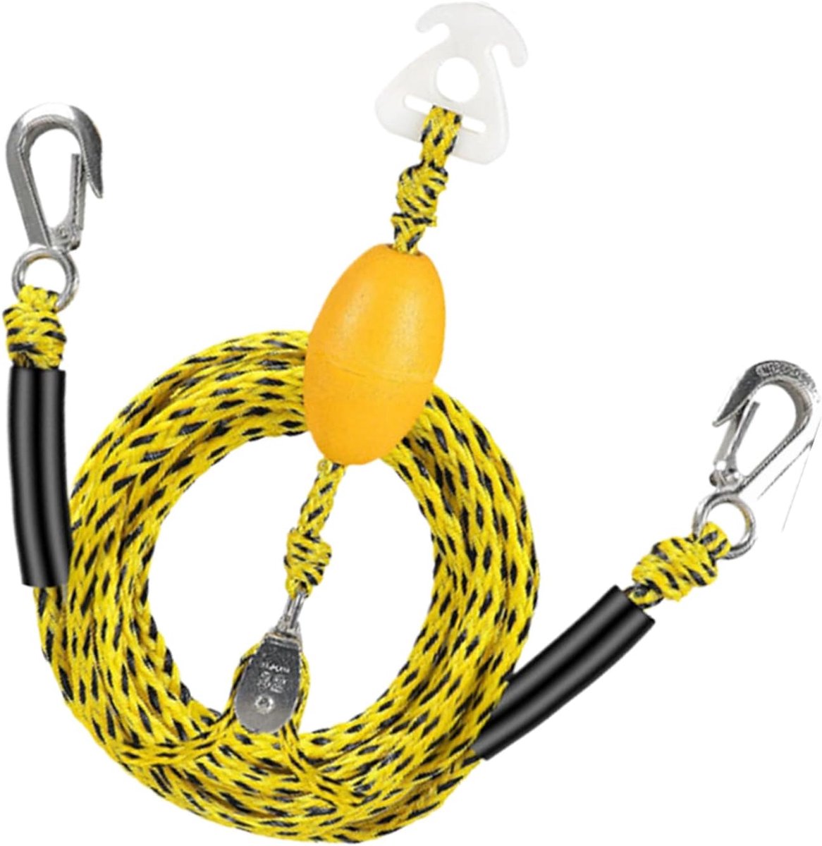Watersport Touw - Sleepkabel Waterski - Waterpret Slepen - Meervoudige Compatibiliteit - 304 cm Lengte - Geel