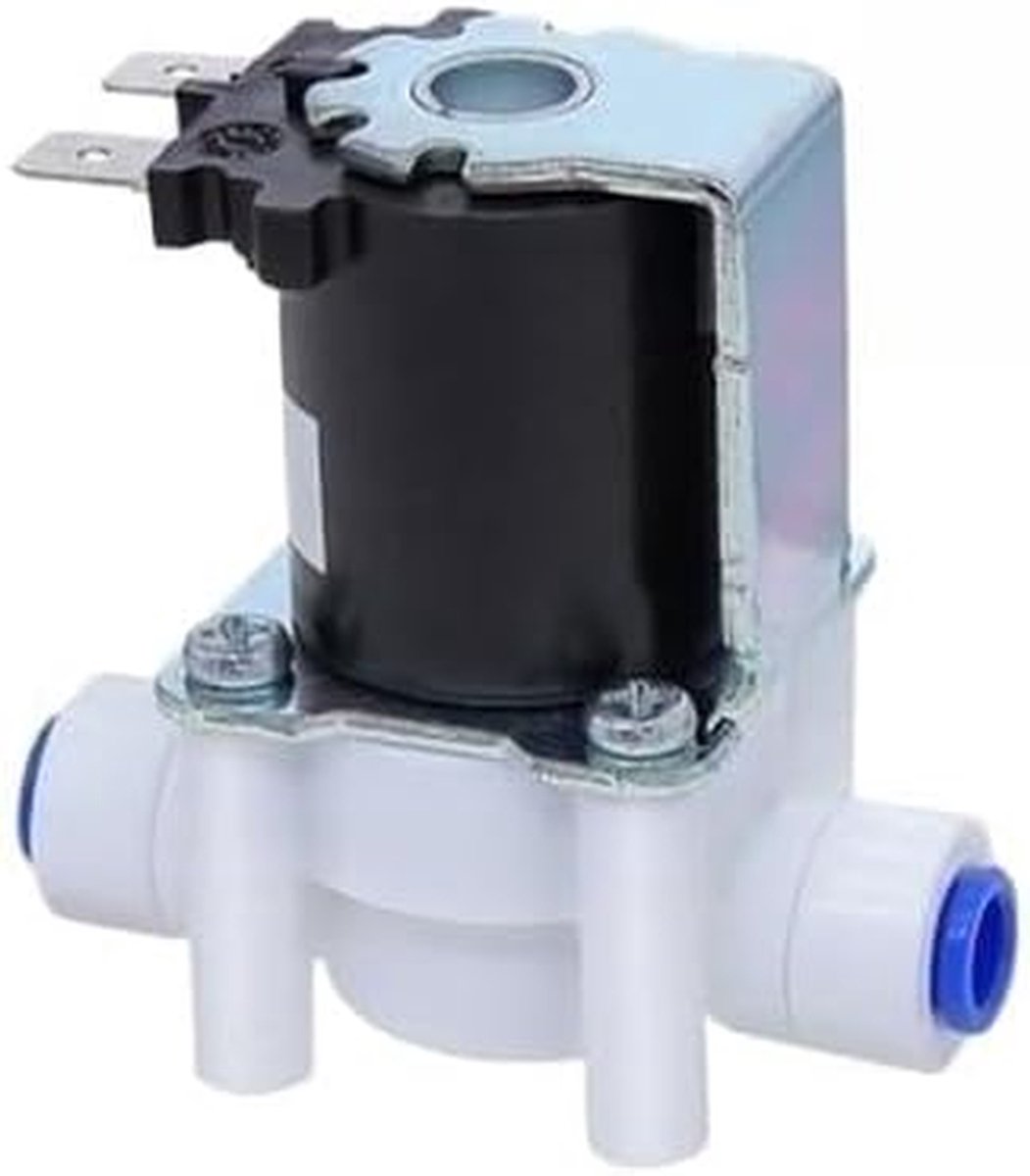 Elektrische Magneetklep - Water Inlaatklep - Automatische Watertoevoer - Normaal Gesloten Werking - 8 x 5 x 3 cm - Wit