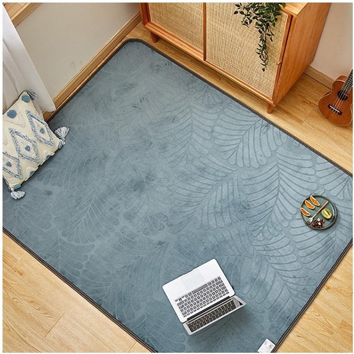 Verwarmd vloerkleed - Elektrische mat - Binnen verwarmen - Intelligente temperatuur - 100x150cm - Modern