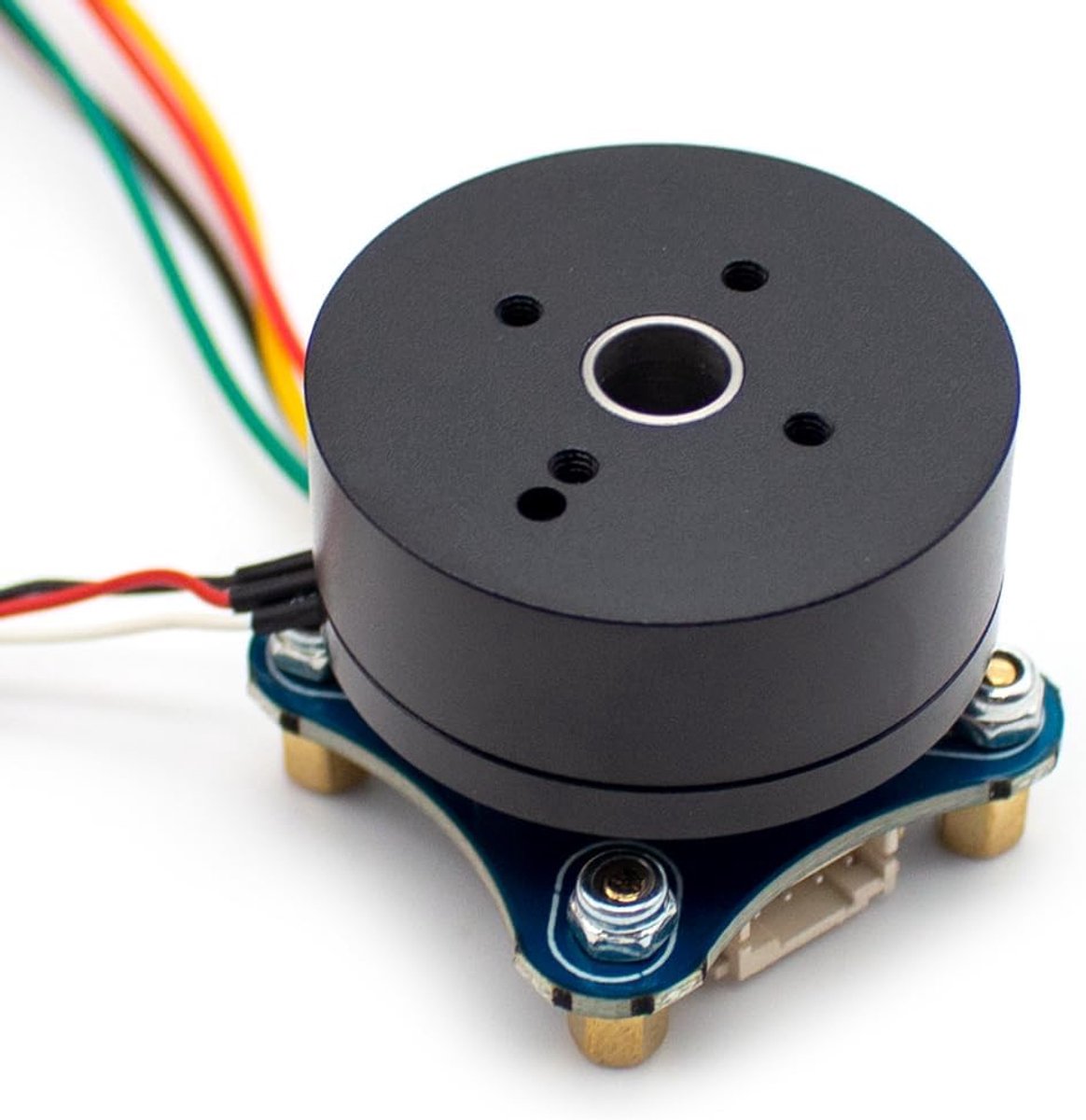 Borstelloze DC Motor - Holle As Motor - Robotica Projecten - Met Magnetische Encoder - 6.5mm As - Zwart