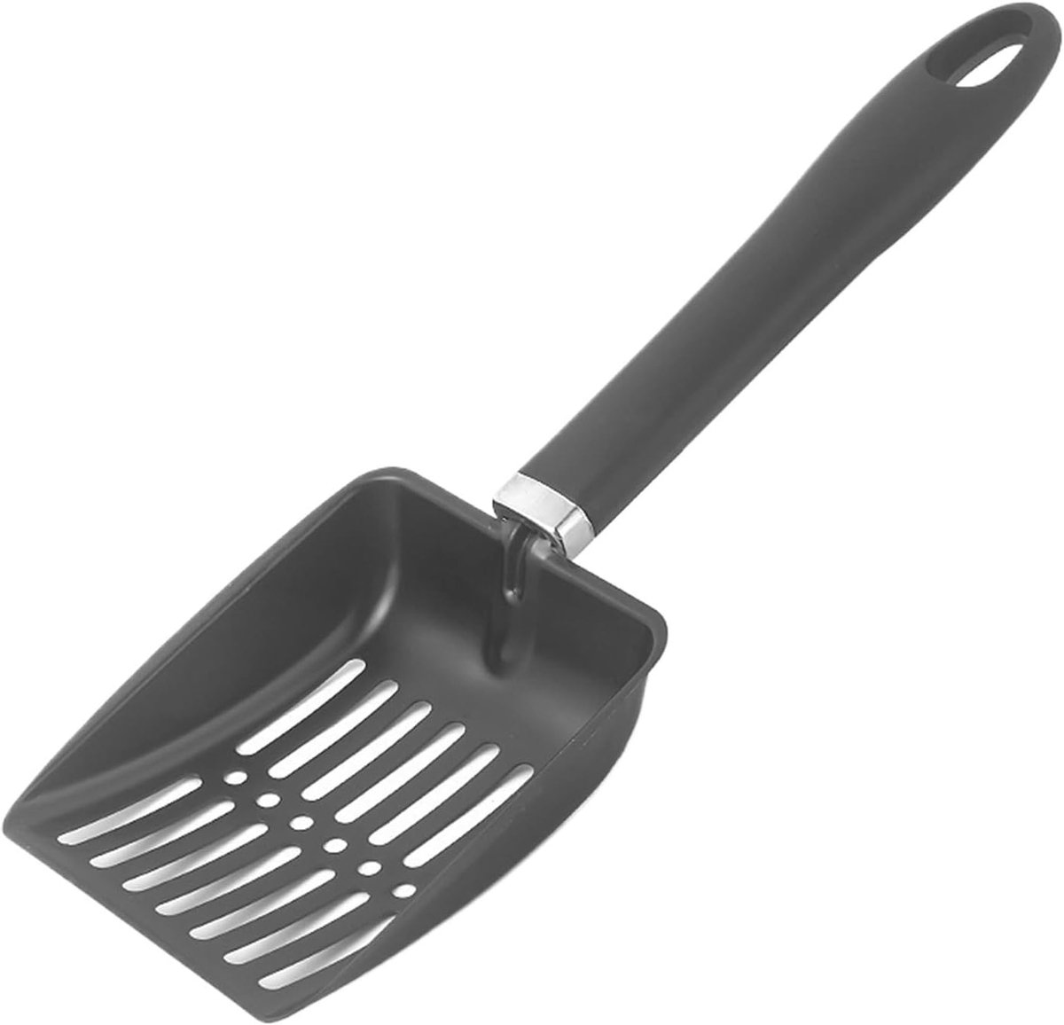 Aschep Open Haard - Metalen Schep - Onderhoud Haard - Holle Zeefkop - 33 x 11 cm - Metaal