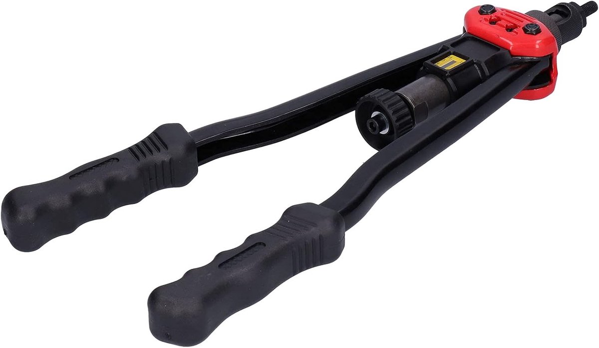 Nietpistool Set - Klinknagel Gereedschap - Metaal Verbindingen - Dubbele Handgreep - M3 tot M12 - Zwart