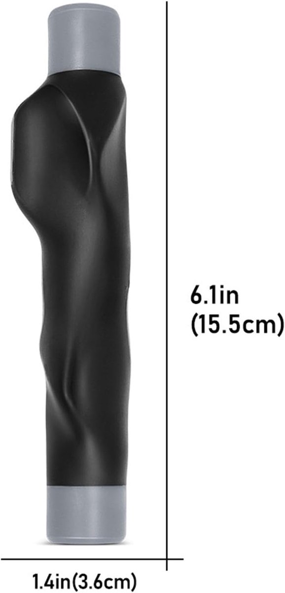 Golf Greeptrainer - Golf Hulpstuk - Correcte Houding - Ergonomisch Design - 16 x 4 x 5 cm - Zwart van GOLF — afbeelding 4