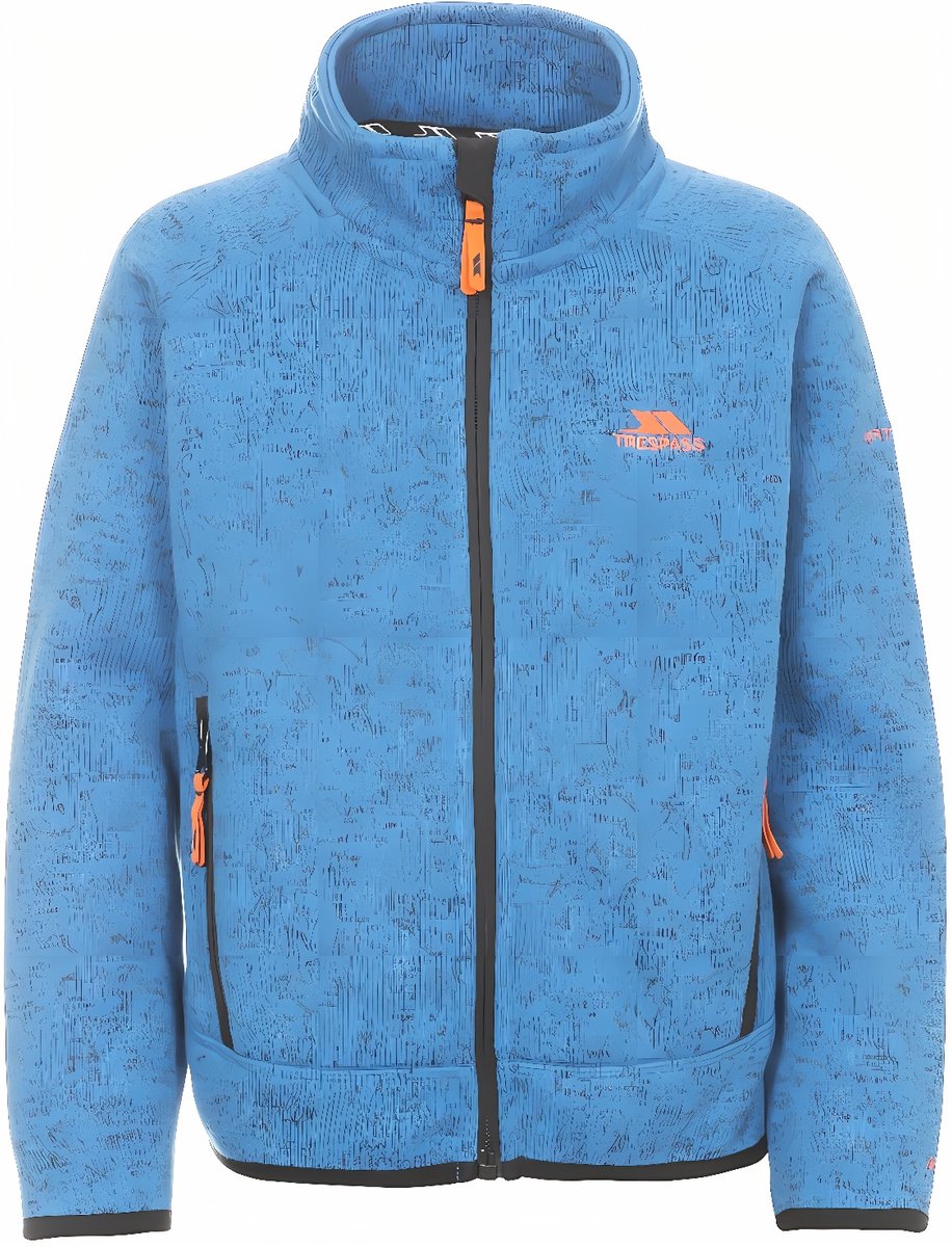 Trespass kinderfleecejas/fleecepullover Mario - Jongensfleece At300 Blue Marl