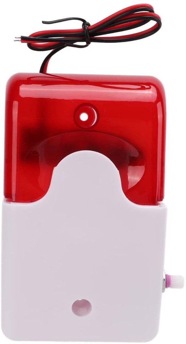 Store_7 - Bewegingssensor Alarm - Geluid Licht Alarm - Hoge Decibel - Rood