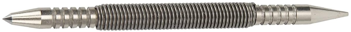 Dubbelkop Pons - Markeerpen Metaal - Nauwkeurig Markeren - Koolstofstaal Veerontwerp - 3/16 en 1/16 - Zilver