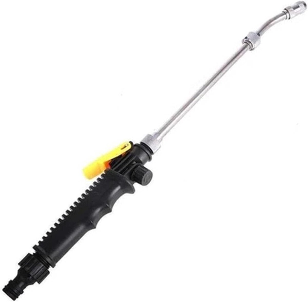 Hoge Druk Waterpistool - Tuinsproeier Reiniger - Auto Wassen - Messing RVS Materiaal - 58 of 72 cm - Zilverkleurig