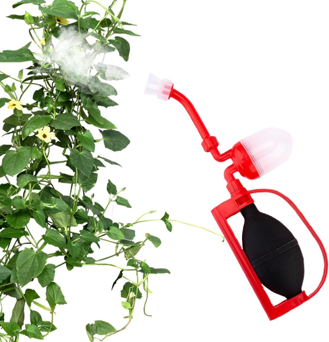 Handbestuiver Tuin - Bloembestuiver Gereedschap - Planten Vermeerderen - Ergonomische Grip - 29 cm Lengte - Grijs