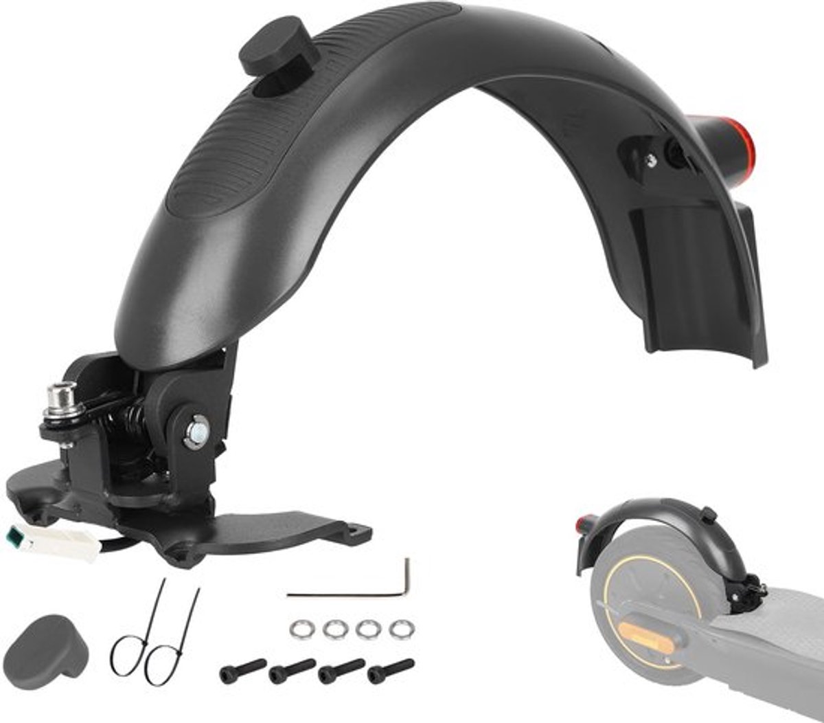 Dailygoods- Achterspatbord Robuust - Achterspatbord 28 Inch - Mudguard MTB