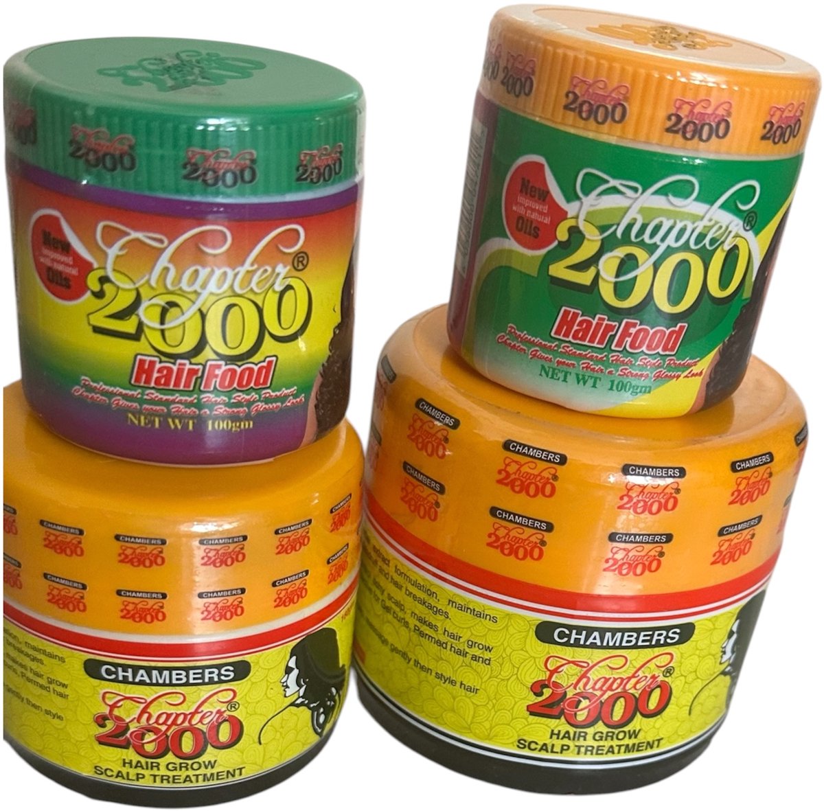 Chapter 2000 Hair scalp Treatment Cream Complet set 4x