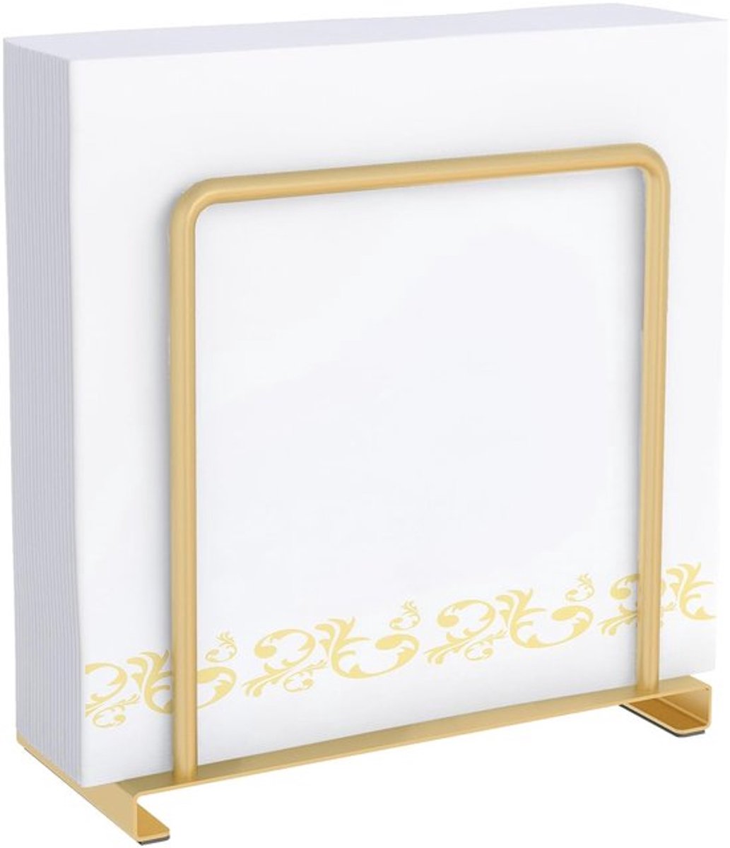 Allecto - Servethouder - Servetdispenser - Goud - Keukenaccessoires - Decoratie