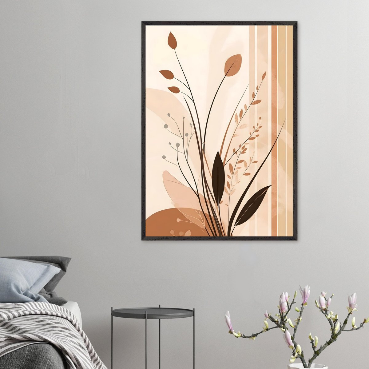 Boho – Warm bouquet Poster 70x100 cm - exclusief lijst