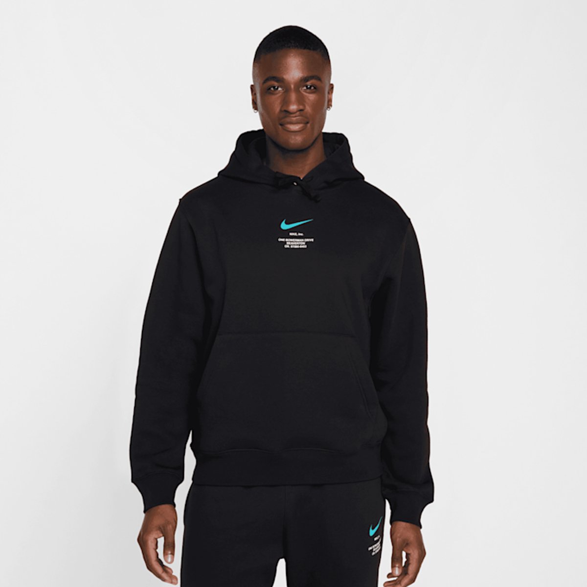 Nike Sportswear Athletic Hoodie Hoodie XXL – Sportswear Lifestyle Blauw