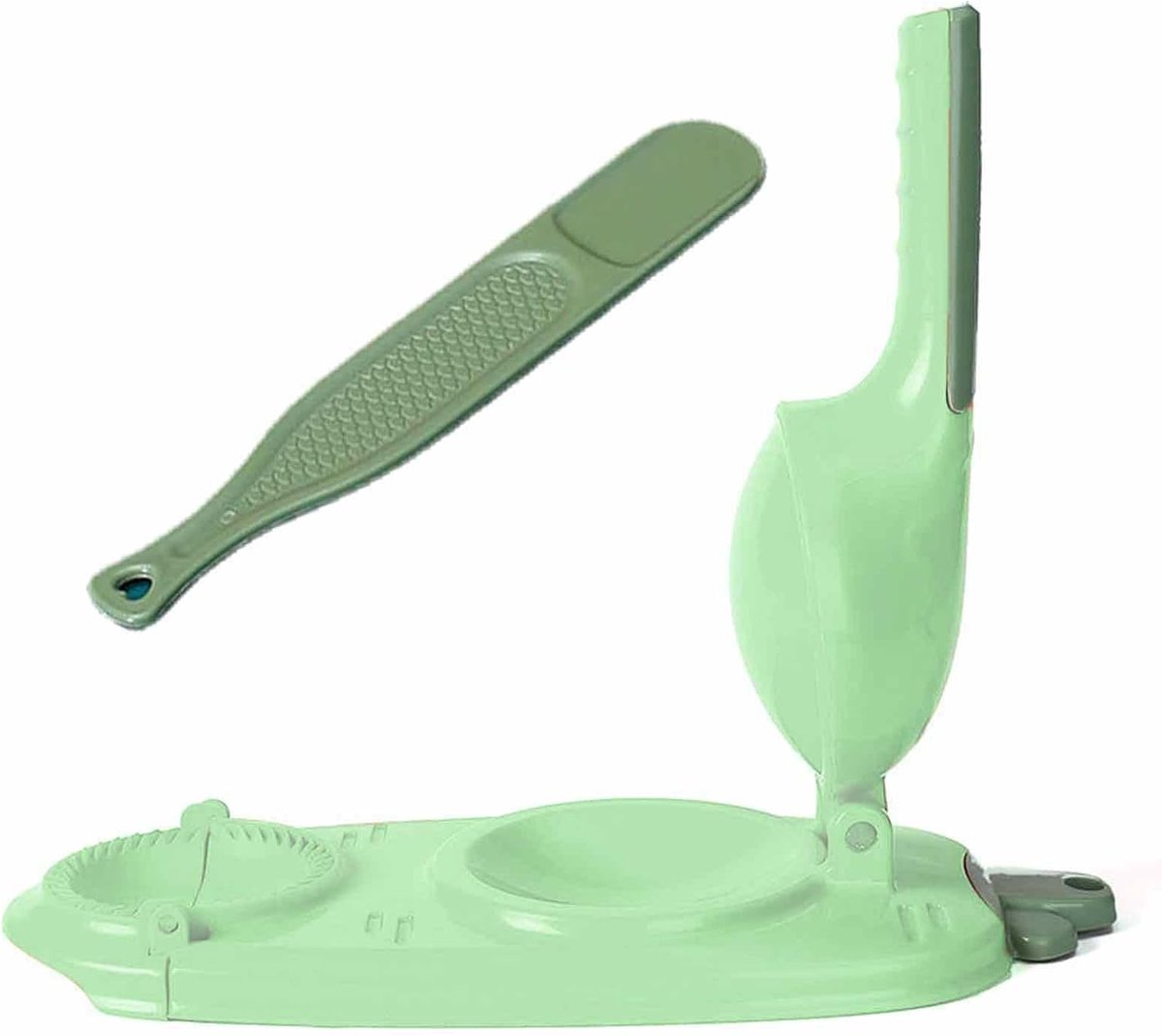 Tortilla Maker Pers - Knoedelvorm Empanada - Snelle Snacks Maken - Antislip Handvat - 27.5 cm - Oranje