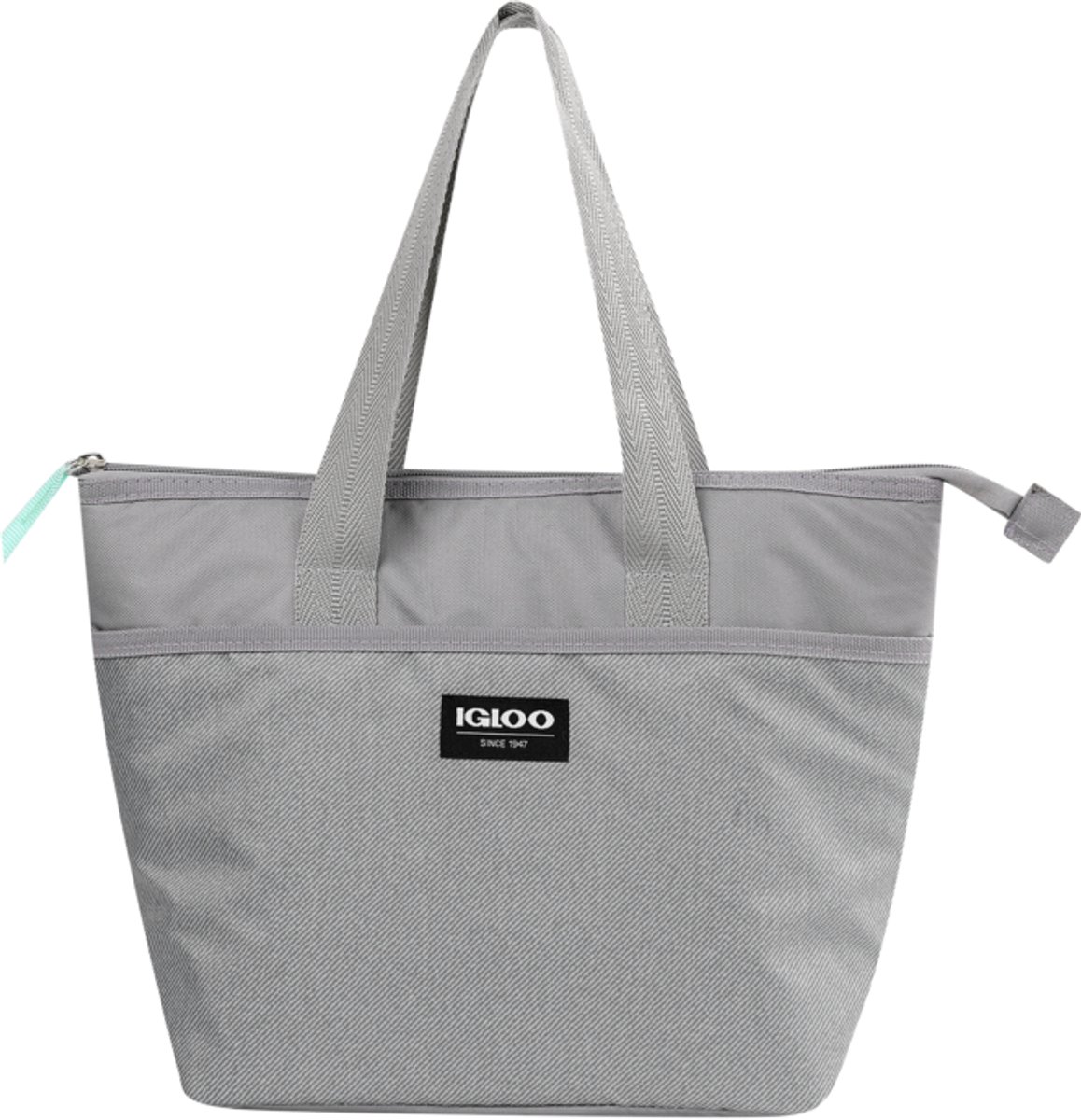 IGLOO- Print Essential Mini- Koeltas 9L – compacte geïsoleerde koeltas grijs voor lunch, snacks & drankjes – lichte draagbare lunchbag ideaal voor kantoor, school, picknick & outdoor