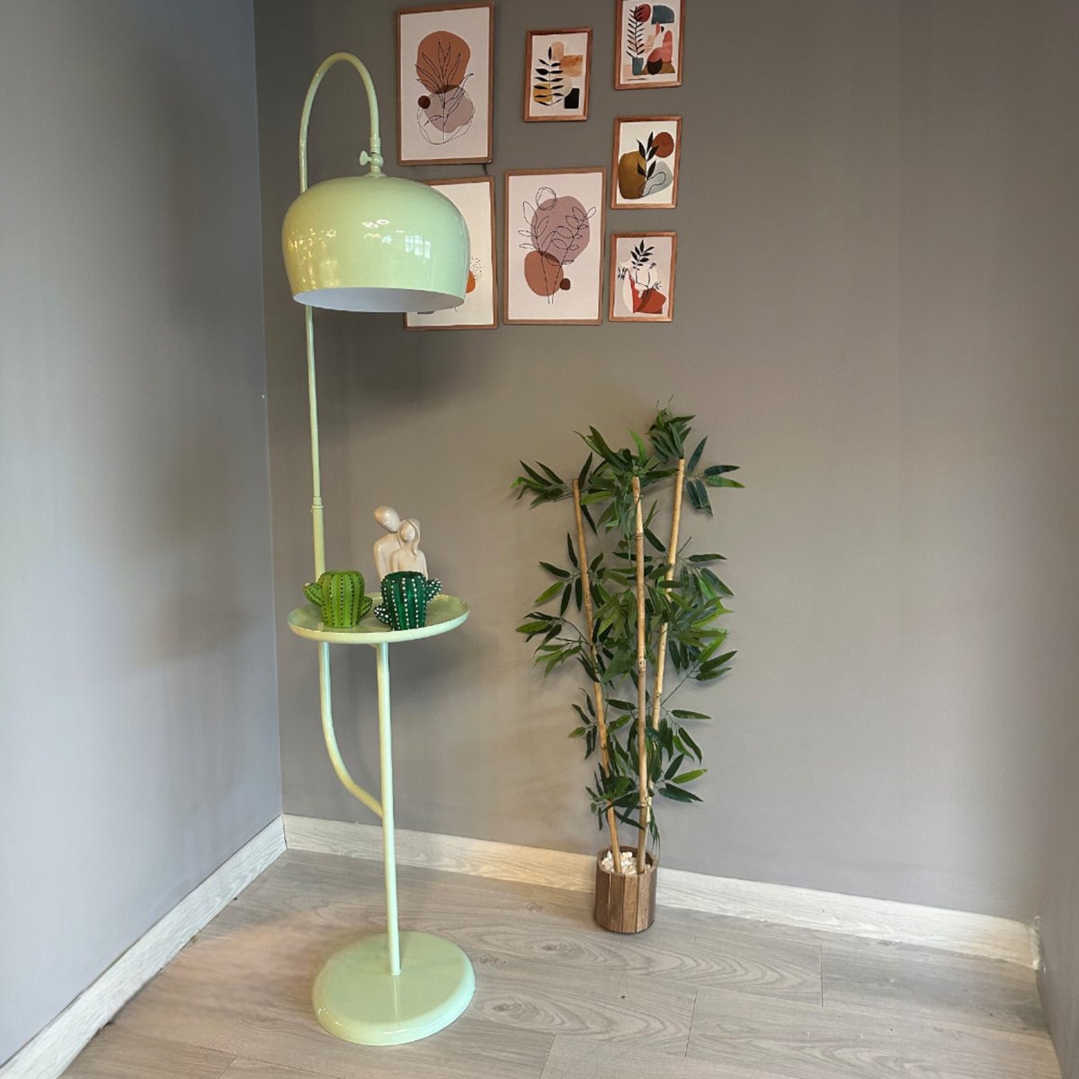 Bamyum Helvik hanglamp, Moderne stijl, Ø37 cm, zwart metalen lamp