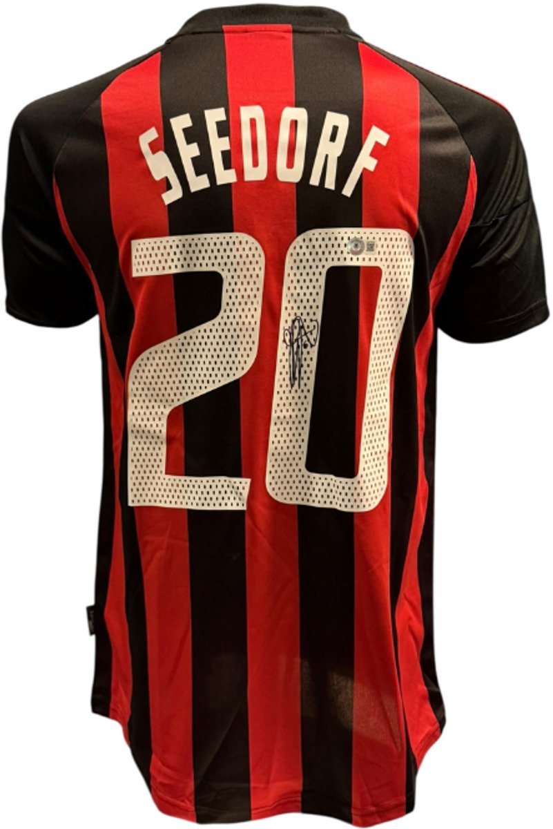 Clarence Seedorf gesigneerd AC Milan 02/03 thuis shirt