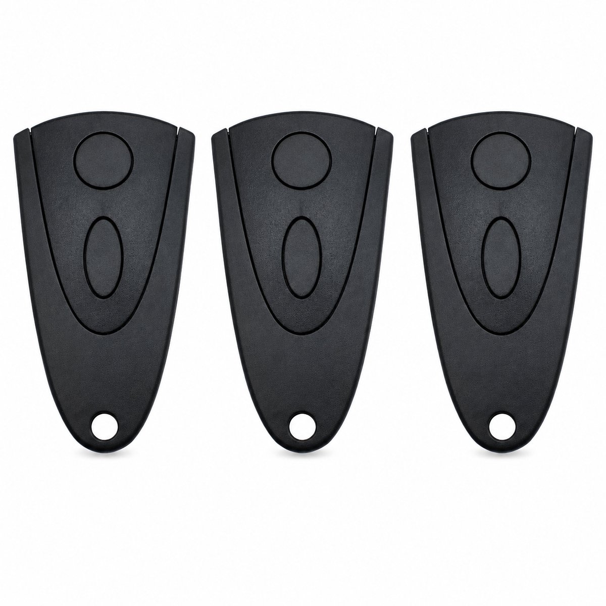 Handzender Geschikt voor Novoferm Mini Novotron 502 / 504 / 512 – 433 MHz Garagedeur Afstandsbediening – 3 Stuks – Compatibel met MAX / MIX / MTR / MCHS – Zwart