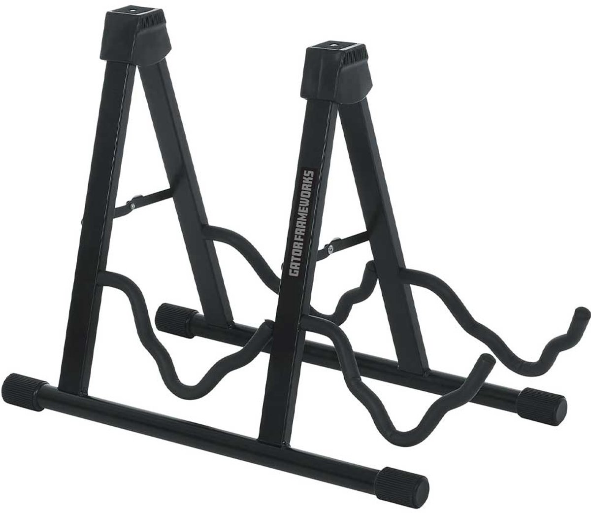 Gator Frameworks RI-GTRAU2X Dubbele A-Frame Gitaarstandaard voor 2 Elektrische of Akoestische Gitaren