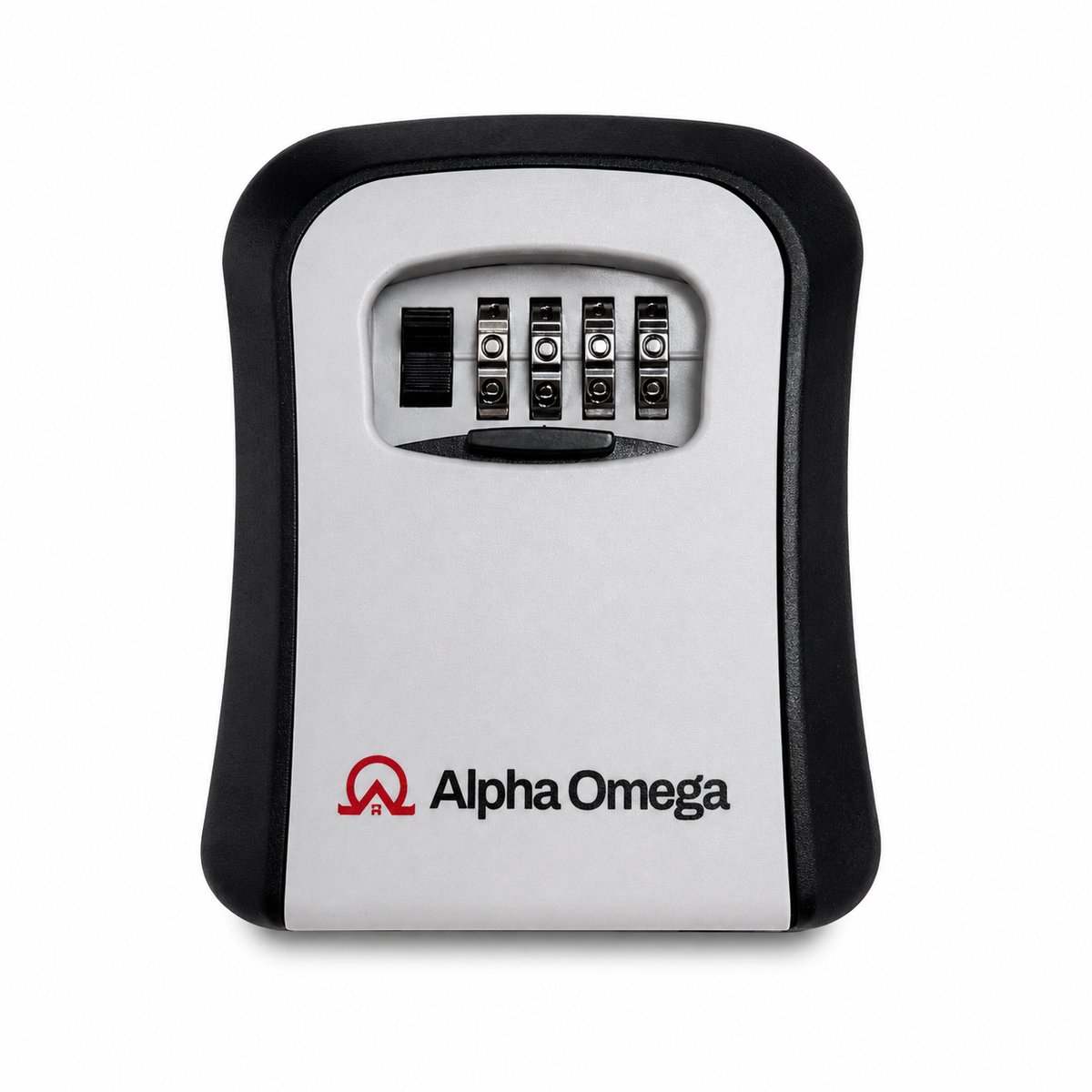 Alpha Omega Sleutelkluis voor Binnen en Buiten - Sleutelkastje met 4-Cijferig Cijferslot - Weerbestendig - Wandmontage - Inclusief Bevestigingsmateriaal