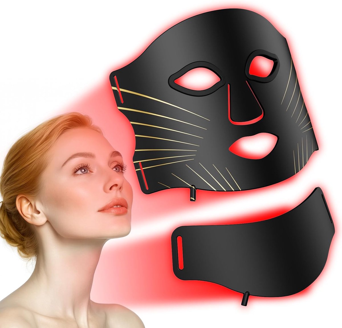 Gezichtsmasker - Led Masker - Huidverjongingsapparaat - Licht Therapie - Jonge Huid - Beautyapparaat