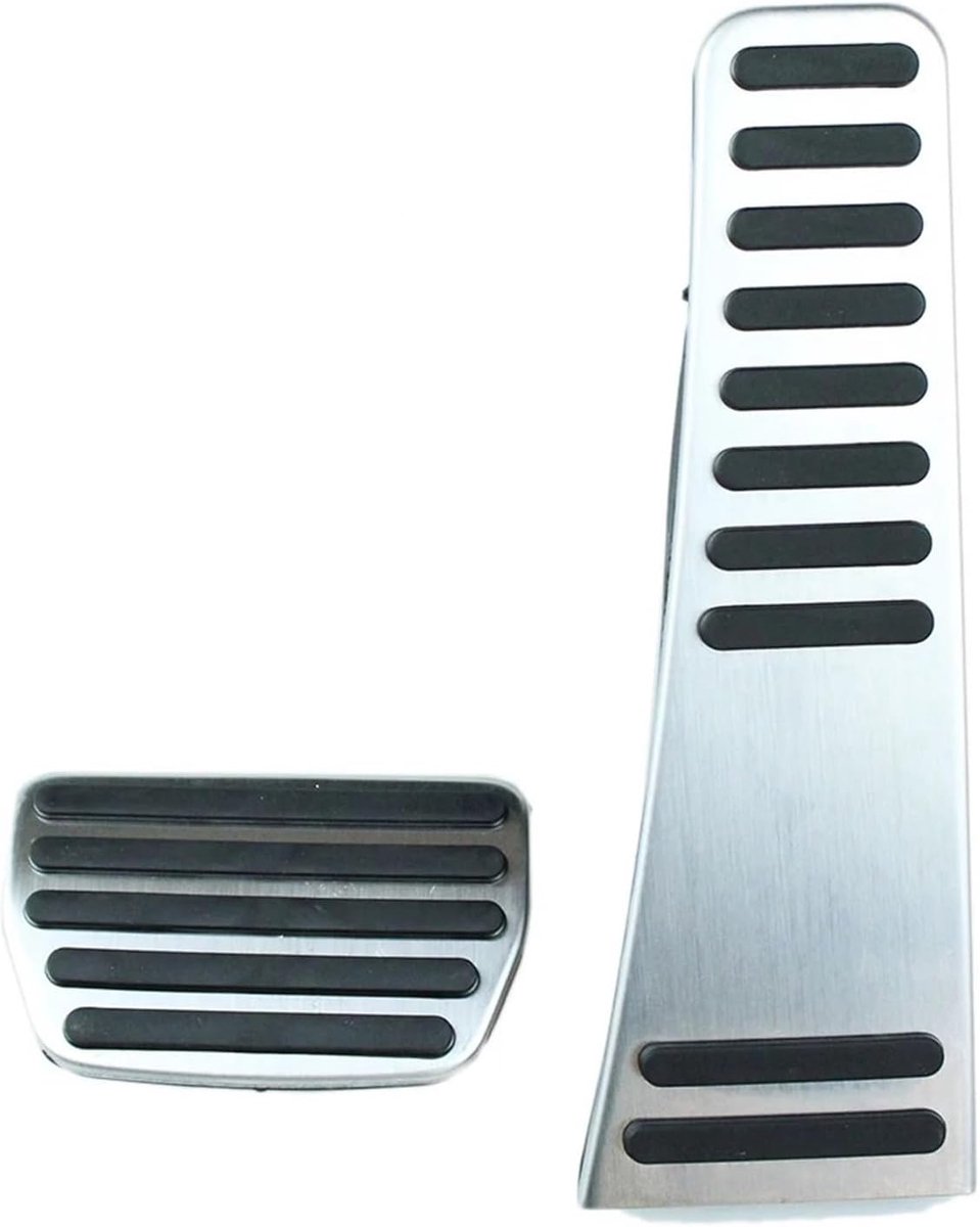 Pedaal Covers - Auto Pedalen - Veilig Rijden - Antislip Ontwerp - Set van 2 - Zilver
