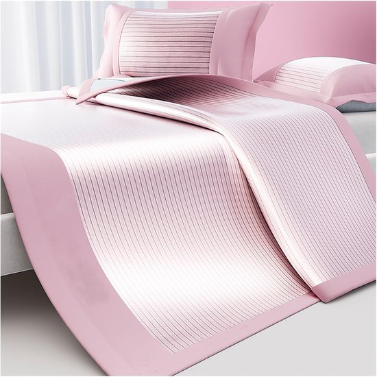 Koelmat - Ice Silk Mat - Koel slapen - 360° Ventilatie - 180x220CM - Grijs — afbeelding 3