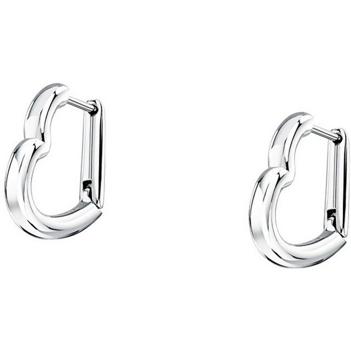 MORELLATO CREOLE SAUP30 STAINLESS STEEL HARTJES OORHANGERS 1 PAAR