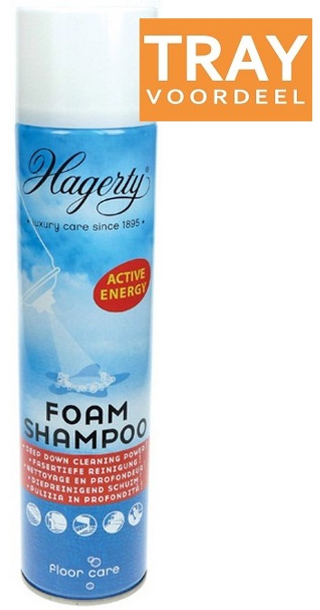 HAGERTY FOAM SHAMPOO DIEPREINIGEND SCHUIM 6 X 600 ML