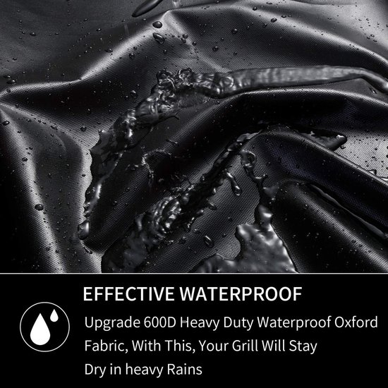 57CM Heavy Duty Waterdichte BBQ Cover voor Weber Houtskool Waterkoker - Weerbestendige Barbecue Grill Hoes met elastische band. van Weber — afbeelding 2