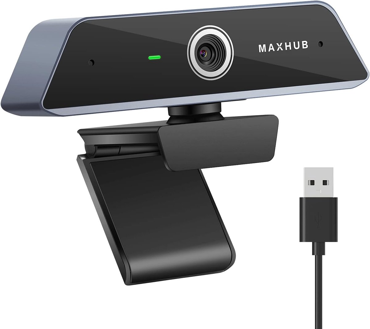 Thijox - UC W20 4K Webcam met Full HD Beeldkwaliteit, Auto-Focus, Ideaal voor Video Conferenties, Streaming en Online Lesgeven, Zwart