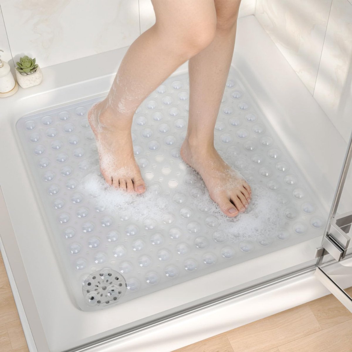 CLVP® Badmat Anti Slip - Douchemat - Badmatten - Transparant