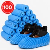 100 Stuks Overschoenen | Sterke | Non-Woven | 4,5gr | Antislip | Wegwerp | Schoenovertrekken