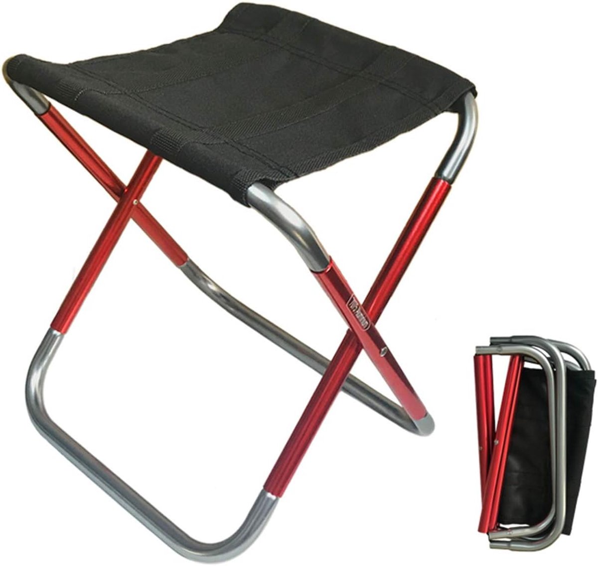 Thijox - Opvouwbare Campingkruk - Lichtgewicht Mini-Stoel voor Kamperen, Vissen, Wandelen, Strand, Barbecue - Draagbare en Stevige Stoel - Medium Form