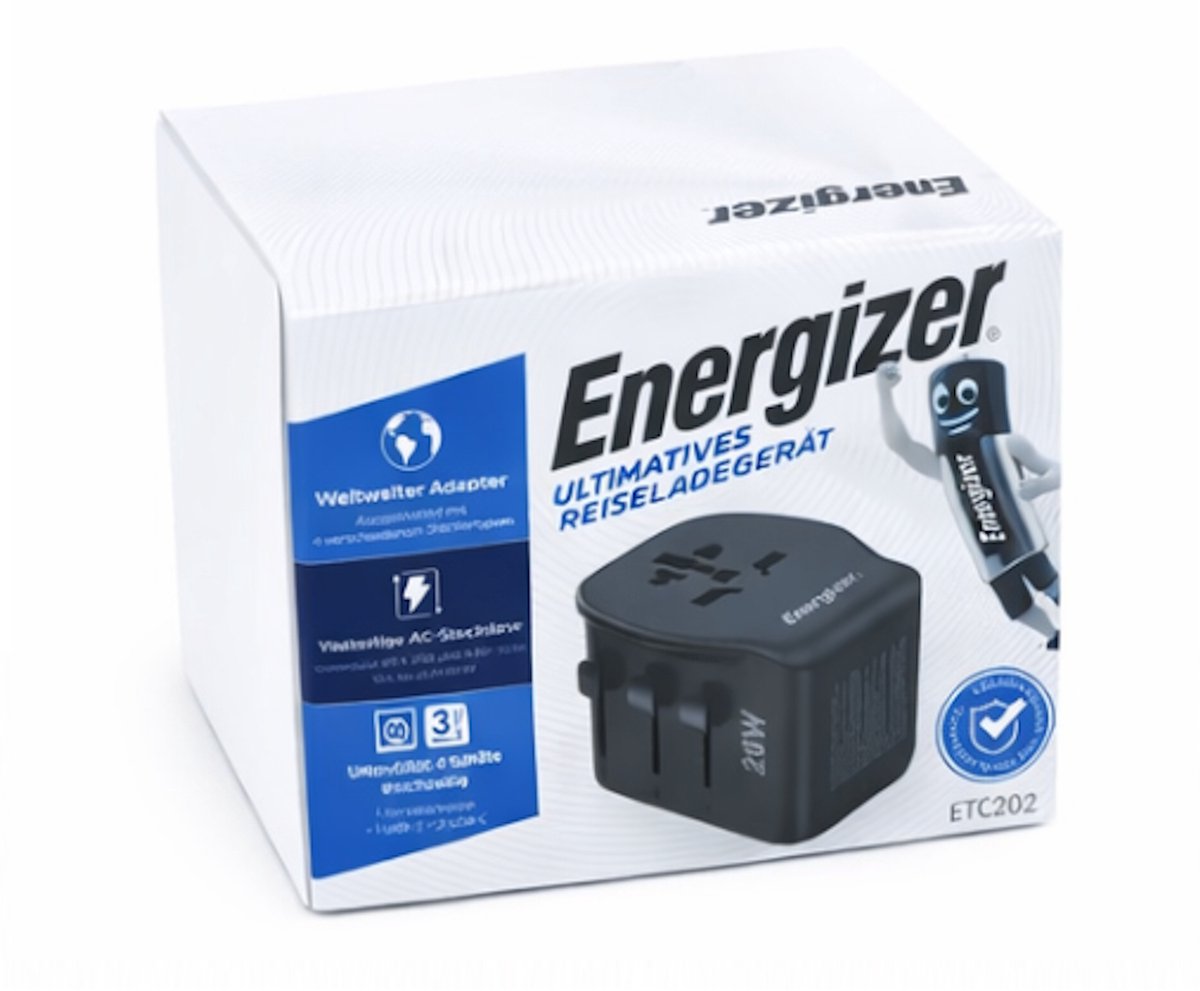 Energizer ETC202 Reisoplader