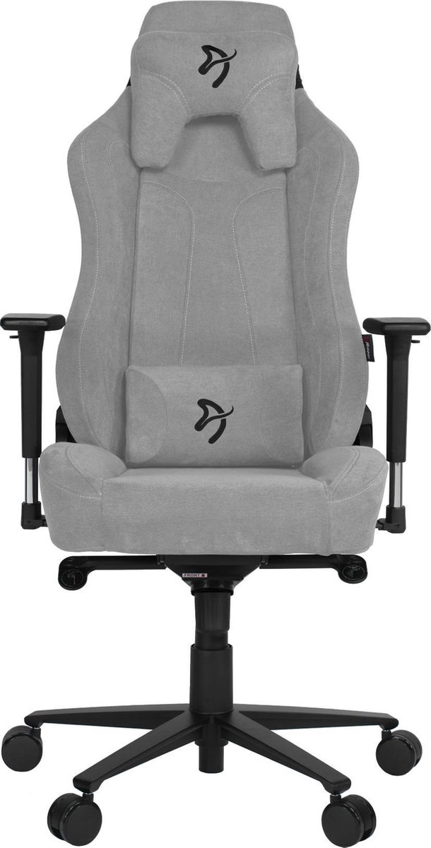 Arozzi Vernazza Soft Fabric Gaming Chair - Light Grey