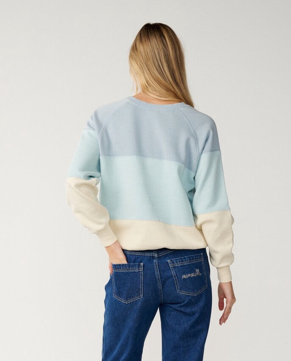 Rip Curl Seeker Raglan Standard Crew - Light Blue