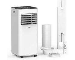 Mobiele airco 10000 BTU – 3-in-1 met ontvochtiger, afstandsbediening, timer en raamkit – tot 42 m²