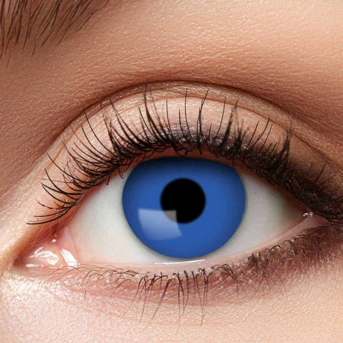 Blauwe Elf Weeklenzen – Fantasy & Festival - Blauwe kleurlenzen - Halloween Partylenzen