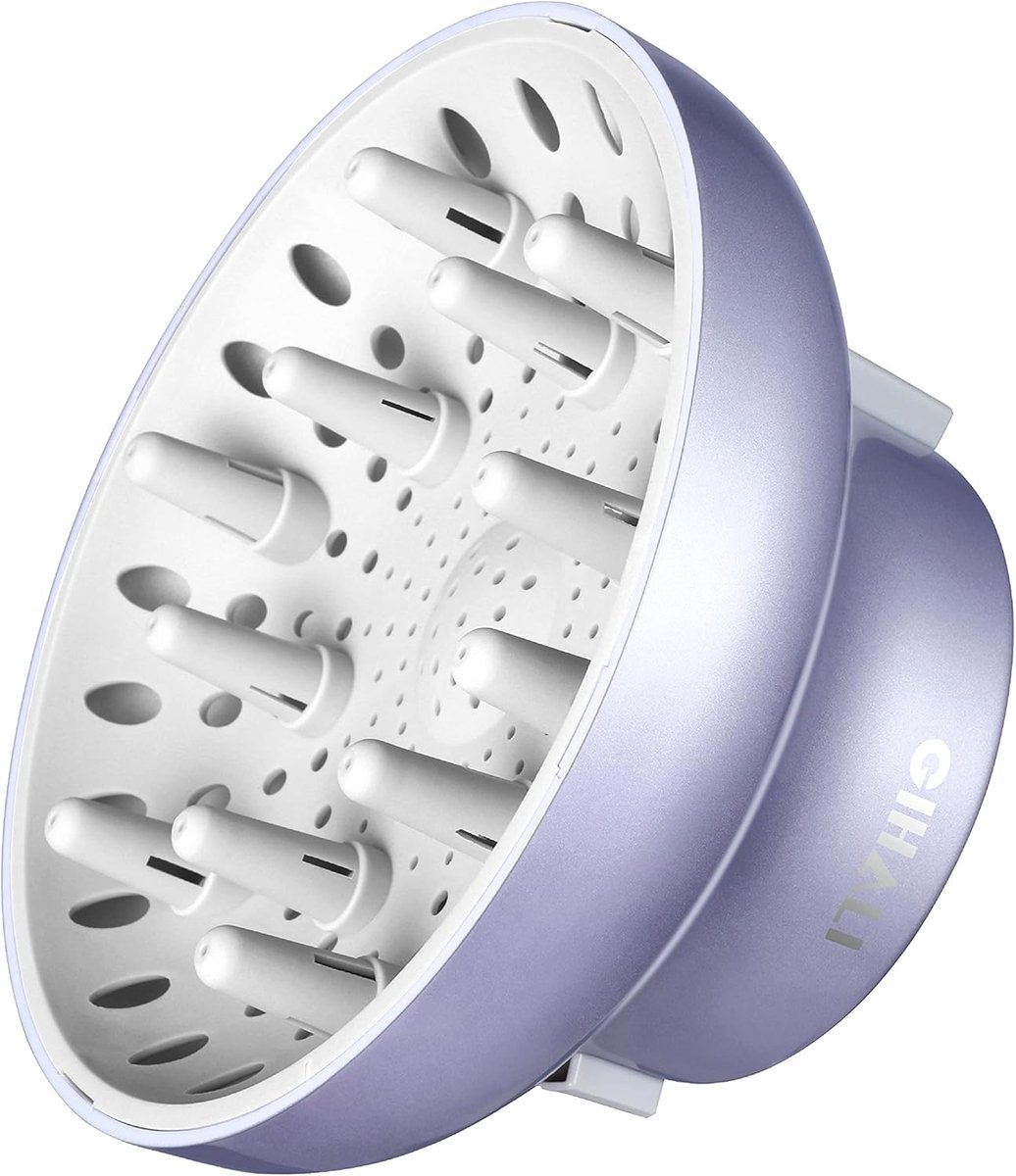 SnelShoppen - Universele Haardroger Diffuser voor Krullend en Golvend Haar - Sterke Houdkracht - Aanpasbaar voor Haardrogers 4.4 - 6.5 cm - Lichtgewic