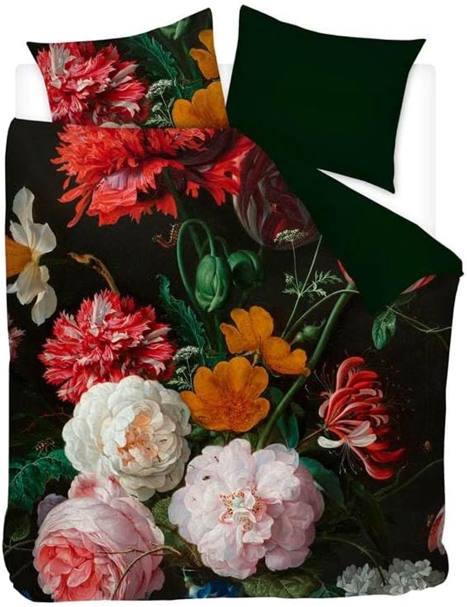 Dekbedovertrek 260 x 200/220 cm - Multicolor - Snoozing Roses - Breng kunst in je slaapkamer - SnelShoppen