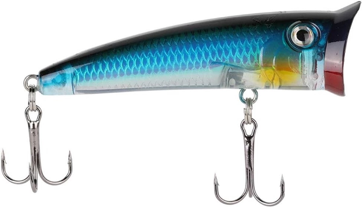 2 Stuks Visserslure Popper - Kunstmatige Hard Bait voor Zoet- en Zoutwater, 7 cm, Ideaal voor Sportvissen en Roofvissen