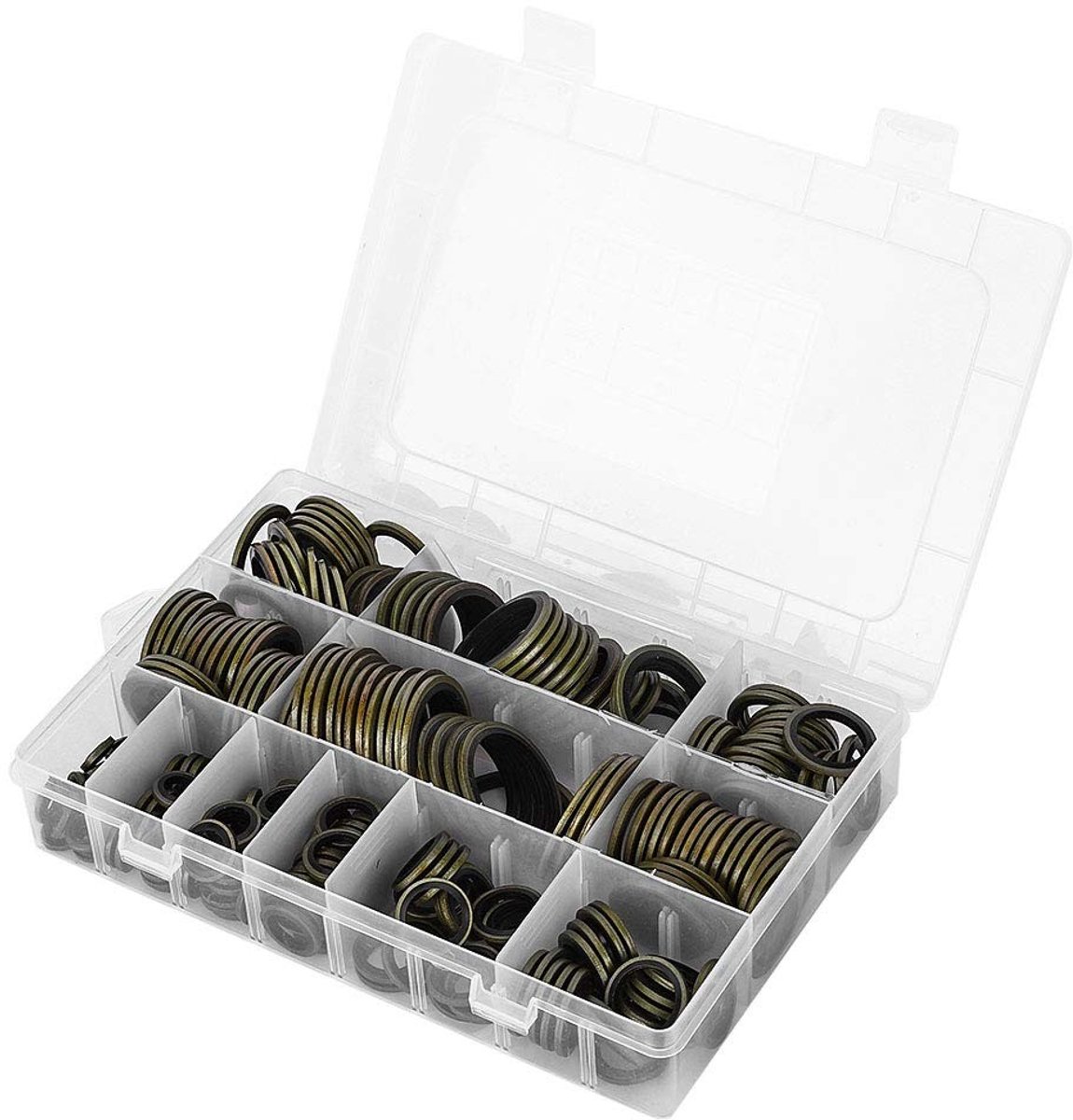 240 Stuks Afvoerbouten O-ring Set, 6-30 mm Hydraulische Sealing Ringen met Rubber Lip voor Pijpaansluitingen en Lekvrije Verbindingen