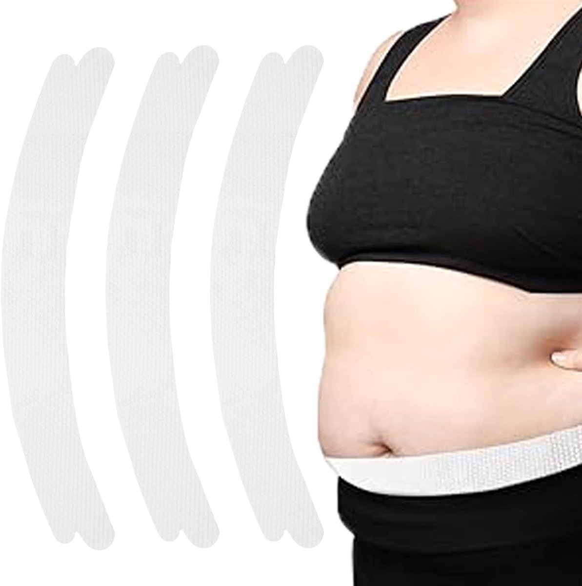Absorberende buikpads 40 stuks, ultradun en slijtvast, discrete bescherming tegen uitslag voor vrouwen en mannen, 69 x 11 cm