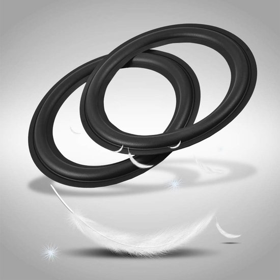 8 Inch Speaker Surround Reparatie, Rubber Woofer Rand Vervangingsonderdelen, Duurzaam en Leeftijdsbestendig — afbeelding 5