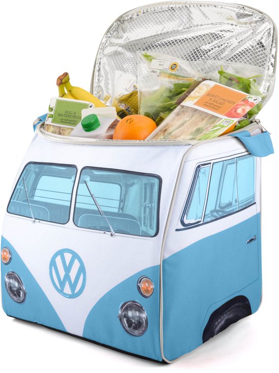 BRISA VW Collection - Iconische VW T1 Bulli-koeltas voor kamperen en picknicken (inhoud 25 l) blauw van BRISA — afbeelding 5