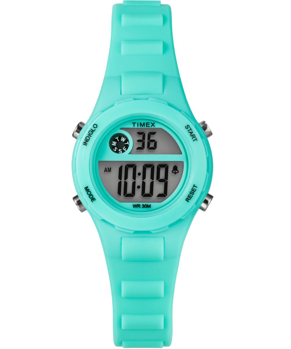 Timex Time Machine Tween TW2W92600 Horloge - Resin - Blauw - Ø 27 mm